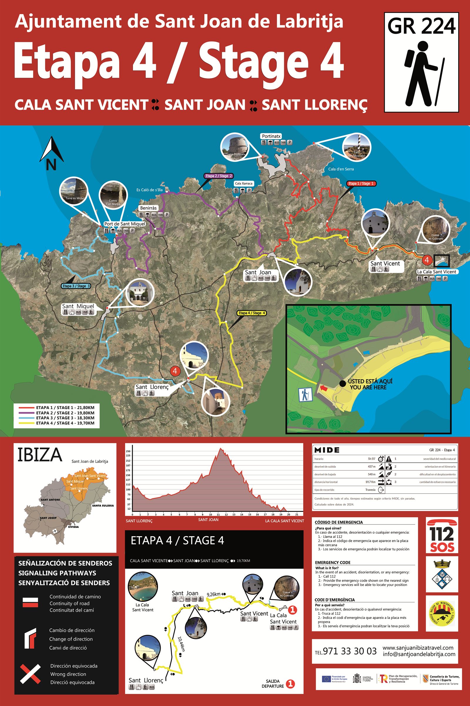 Etapa 4 GR 224 Cala Sant Vicent Sant Joan Sant Llorenç